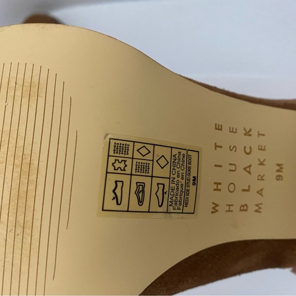 -- WHITE HOUSE BLACK MARKET Heidi Gore Ankle Boot size 9 - Picture 8 of 9